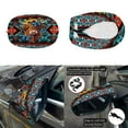 thumbnail image 5 of Yuyamidu Aztec Car Hood Cover Highland Cow Auto Rearview Protection Cover 3 Pack Blue Butterfly Vehicle Front Hood Cover for Car Side Mirror Covers Car Exterior Accessories, 5 of 7