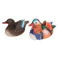 thumbnail image 2 of 2 Pcs Statue de Canard Mandarin Flottant, Sculpture Décorative en Résine pour Jardin Extérieur Étang, 2 of 7