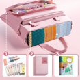 thumbnail image 5 of Mochila escolar para estudiantes, bolso de mano, bolsa para llevar libros, bolsa de lona para estudiantes de primaria, bolsa para tareas para niños y niñas, 5 of 5