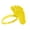 #3518-Yellow, variant on Cevemin 3D Printed Foot Shaped Sun Visor Hat - Funny Barefoot Design Adjustable Strap Lightweight Outdoor Protection Hat for Summer Beach Pool Parties and Festivals