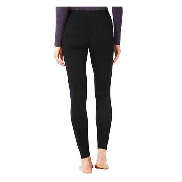 32 Degrees Heat Women Base Layer Legging Pant Two-Pack (Black, Large) at   Women's Clothing store