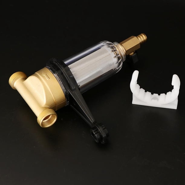 Filtro de Agua de Sedimento Macarena Sistema de Prefiltro de Agua Acero Inoxidable 40 Micras 075 pulgadas