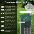 thumbnail image 2 of HBN Outdoor Power Strip Timer with Photocell, Yard Stake Countdown Timer(2, 4, 6, 8 Hour),Outside lights timer Dusk to Dawn,Weatherproof extension cord for Christmas Lights, Outdoor Lights,6 Outlets, 2 of 9