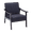 Antique Black, variant on HOQBN Modern Armchair with High Back,Upholstered Living Room Chairs with Solid Wood Legs,Leisure Reading Chair for Living Room, Bedroom,White