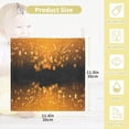 thumbnail image 2 of SKYSONIC 3 PCS Orange Black Glitter Sparkle Baby Muslin Washcloths, Spooky Halloween Party Face Towel Burp Cloths Ultra Soft Absorbent Cotton Bath Wipes Towels for Newborn Boys Girls, 2 of 7