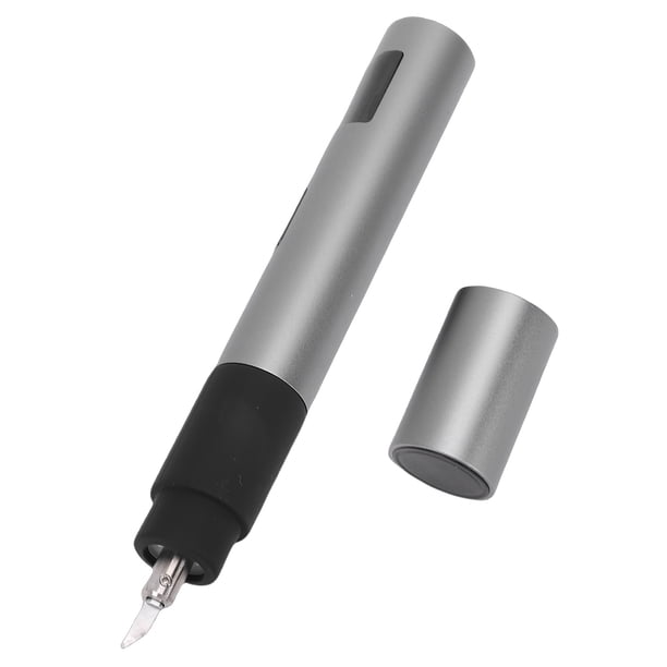 Cortador Ultrasónico Inalámbrico, Herramienta De Corte Artesanal Con Cuchillo Ultrasónico De Mano 40KHz Con Luz, 50 Cuchillas De Repuesto, Para Impresión 3D, Madera, Cuero