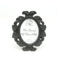 thumbnail image 2 of Floral Photo Frame Round Frame Photo frame black; Picture Frame Holder Wedding Decor, 2 of 7