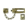 thumbnail image 1 of Chaîne de Protection de Porte - Pêne de Porte, Laiton Antique - Laiton Massif, 1 of 1