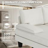 Homall Modern U-Shape Sectional Sofa, Chenille Fabric Modular Couch, 4 ...