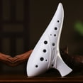 thumbnail image 3 of Zeiwohndc Premium Ceramic 12 Hole Ocarina Portable for Music Enthusiasts and Students, 3 of 18