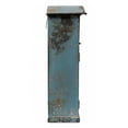 thumbnail image 3 of Creative Co-Op Distressed Blue Embossed Tin Mail Box, 3 of 6