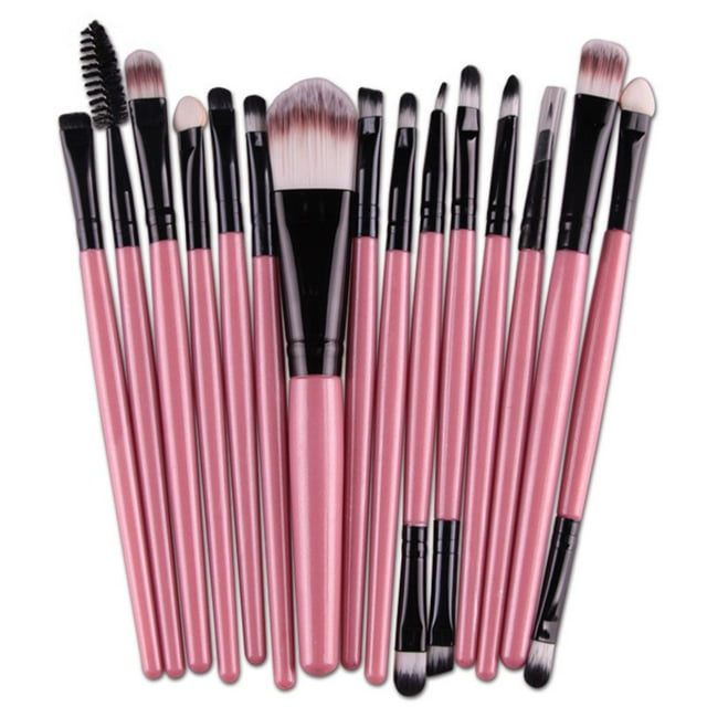 15pcs/set Eye Shadow Cosmetic Makeup Brushes Makeup Brushes Set Lip Eyebrow Brush Kits