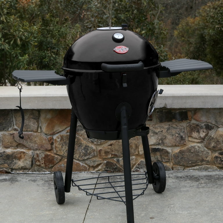 Char Griller Premium Kettle Charcoal Grill Black