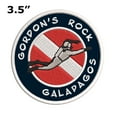 thumbnail image 2 of Gordon's Rock, Galapagos Scuba Diver Flag 3.5 Inch Iron Or Sew On Embroidered Fabric Badge Patch Ocean Beach, Salt Life Iconic Series, 2 of 2