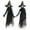 B#1, variant on Life-Size 5ft Voice Control Sound Activated Glowing LED Witch Halloween Decoration with Flickering Lights and Scream Sound Effects for Outdoor Yard Decor