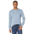 thumbnail image 1 of Jersey Tommy Hilfiger liso con cuello redondo para hombre, color azul jaspeado, 1 of 1