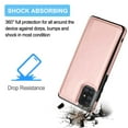 thumbnail image 4 of Galaxy A71 4G Case, Samsung Galaxy A71 4G Wallet Case, Takfox Shockproof PU Leather Case w/ Card Pockets 3 Cards Slots Cash ID Credit Card Magnetic Flip Phone Cases Hard Cover Kickstand, Rose Gold, 4 of 7