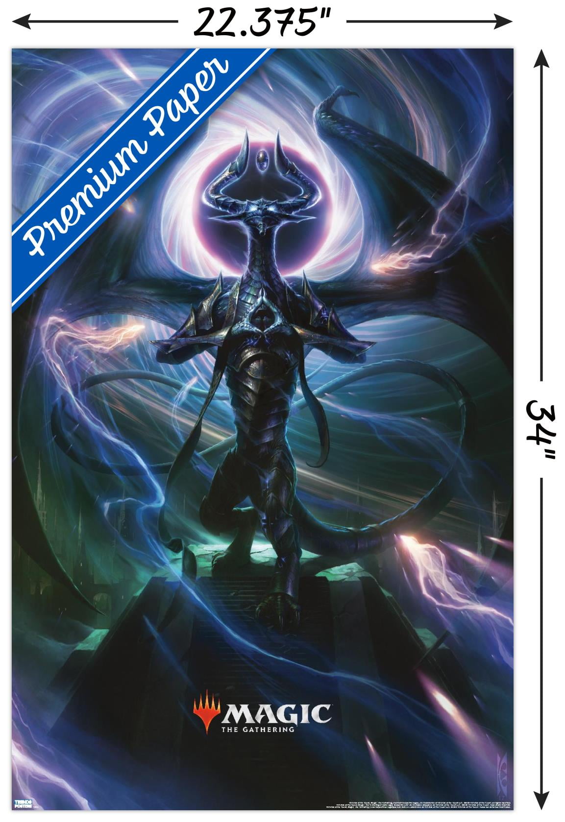 Magic The Gathering - Dragon God Wall Poster, 22.375" x 34"