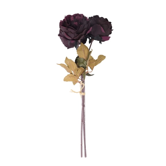 My Texas House Fall Faux Peony Bundle, Dark Purple, 20"