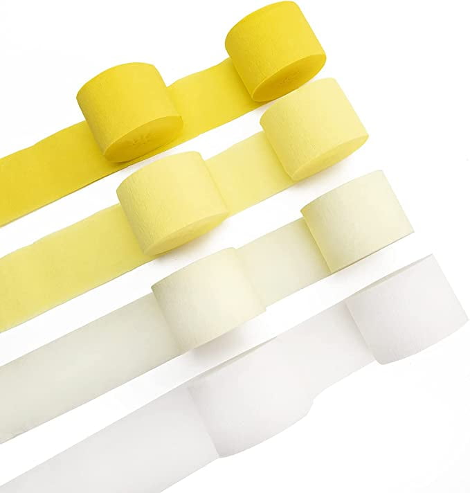 Green Crepe Paper Streamers 8 Rolls 25m Crepe Paper Decorations for