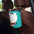 thumbnail image 5 of Kdxio Cute Santa Claus Car Trash Can Garbage Car Accessories Trash Can Car Waste Bin for for Driver and Passenger Any Vehicle, 5 of 7