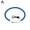 Blue, variant on USB Rechargeable LED Dog Collar Adjustable Night Safety Light For Outdoor Running Hiking