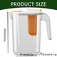 thumbnail image 3 of Dispensador de bebidas de plástico con soporte: capacidad de 350 g, grifo a prueba de fugas, PP de grado alimentario, para fiestas, bebidas de verano y hielo, 3 of 4