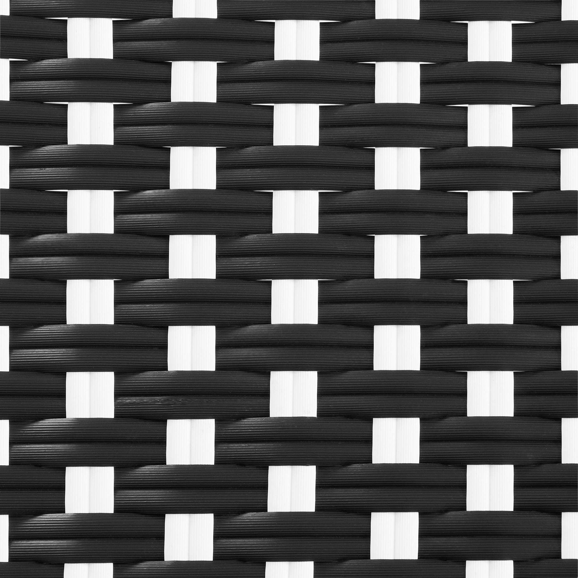 Better Homes & Gardens Lilah 2-Piece Wicker Outdoor Parisian Bistro Chairs, Black & White
