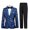 Blue, variant on ETHAN Formal Shirt Bow Tie Tuxedo Pant Set (Big Boys), Black