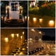 thumbnail image 2 of Lámpara de pared solar LED para exteriores, impermeable, IP65, luz blanca cálida, luz decorativa para jardín, aplique de pared para jardín., 2 of 5