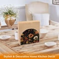 thumbnail image 6 of Yayeee Napkin Holder for Table Kitchen Paper Tissue Organization, Dark Floral Pattern, 6 of 8