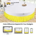 thumbnail image 4 of SGI Bedding Round Bed Skirt |Wrap Around Microfiber Bed Skirt | Fade Resistant, Wrinkle Free, Anti-static, Decorative, Extra Storage Space, Clutter-Free | 84" Diameter / 14" Drop, Yellow, 4 of 8