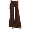 thumbnail image 6 of Made by Johnny Women's Chic Palazzo Lounge Pants XXXL BROWN, 6 of 6