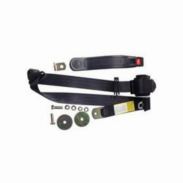 Crown Automotive Replacement 3Point Seat Belt (Black) BELT3B