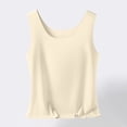 thumbnail image 4 of IFNWSV Camisole Tops for Women U Neck Sleeveless Solid Color Lightweight Layering Basic Cami Top White XL, 4 of 6