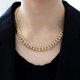 thumbnail image 3 of Collar LILIE&WHITE con cadena de oro grueso, eslabones cubanos, 9 mm, 17+3 pulgadas, 3 of 6
