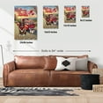 thumbnail image 5 of Be My Valentine's Boxer Truck Full of Love Flower Balloon Vertical Matte Canvas Poster Boxers Dog Lover Gifts Idea Wall Art Home Decor - 02029, 5 of 5