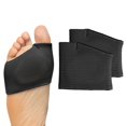 thumbnail image 5 of 1 Pair Silicone Metatarsal Sleeve Pads Half Toe Bunion Sole Sock Pads Calluses Forefoot Cushion W6V0 Prevent Half Gel Blisters, 5 of 7