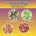 thumbnail image 6 of Mega Sour Candy Variety Pack, Assorted Sour Candy Mix, Individually Wrapped Candies, Cola & Apple with Rotating Flavors, 6-Pack Gift Set, 6 of 8