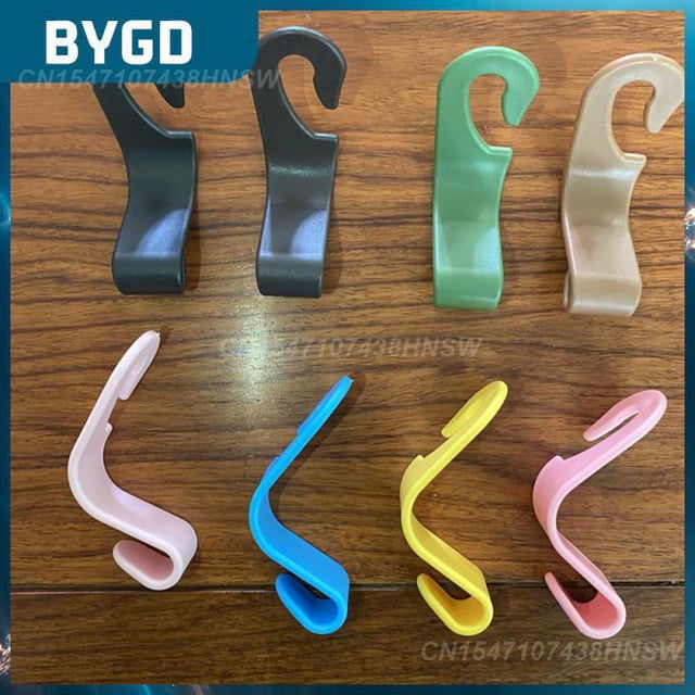 Universal Car Clips Multicolor Creative Auto Fastener Hangers Practical Car Seat Hanger Hook Car Accessories Multifunctional Pp02Russian Federation He Qiyong unisex