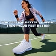 thumbnail image 4 of AOV Women's Athletic Running Sneaker Shoes for Sports, Gym, Jogging, Tennis and Fitness Lightblue US 8.5, 4 of 8