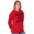 thumbnail image 4 of Major Key Alert Rap Entrepreneur Long Sleeve TShirt Men Women Brisco Brands X, 4 of 6