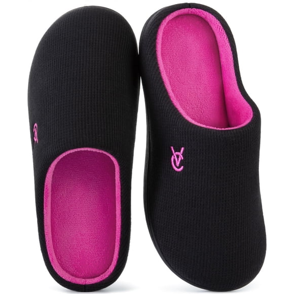 Zapatillas VeraCosy de espuma viscoelástica bicolor antideslizantes 7-8 US
