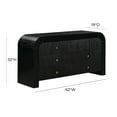 thumbnail image 2 of TOV Furniture Hump 6 Drawer Black Dresser, 2 of 9