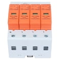 thumbnail image 1 of 4P Surge Protective Device, AC 420V RMU1-C60 PC Shell House Arrester Protector Visible Window Detachable With Indicators For Home Appliances Imax:20kA,Imax:40kA,Imax:60kA, 1 of 8
