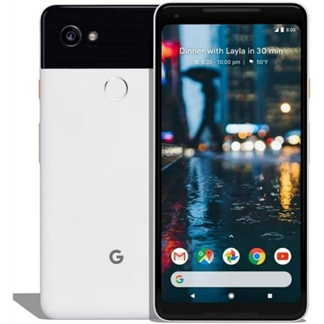 Google Pixel 2XL 64 Go Téléphone Intelligent Débloqué Restauré Bon État
