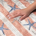 thumbnail image 3 of Addison Rugs Dream Shag Premium Machine Washable Transitional Starfish Coral Rectangle Rug, 5' x 7'6", 3 of 8
