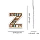 thumbnail image 2 of Decoración del hogar, decoración de habitaciones, decoración de paredes. Llavero acrílico con 26 letras para libros. Colgante con letras., 2 of 3