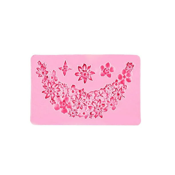Molde de silicona Billuyoard para pasteles Rosa Tipo 2 Herramientas y accesorios para hornear
