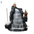 thumbnail image 2 of Conditiclusy Backflow Incense Burner Waterfall Ceramic Smoke Censer Handicraft Home Decor, 2 of 7